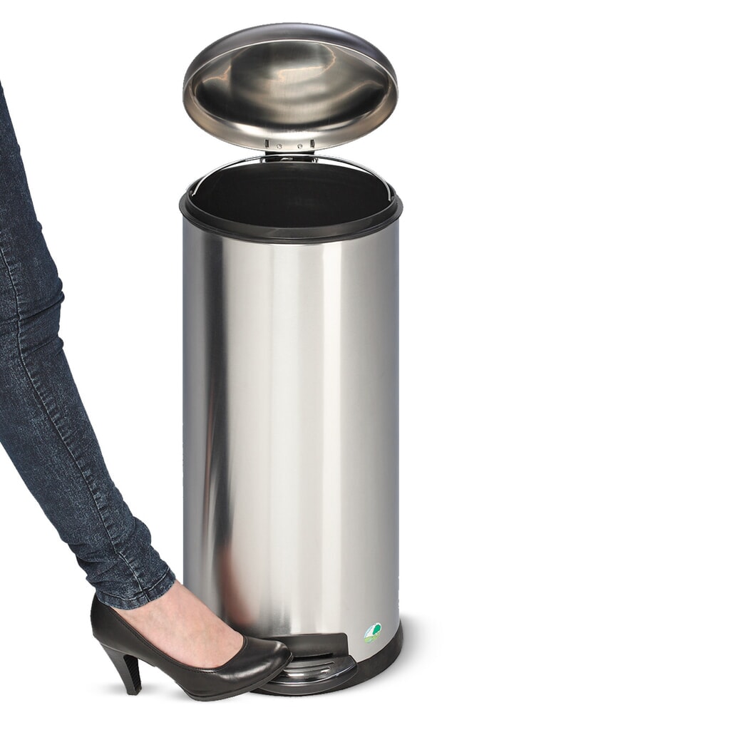 Produktabbildung Nr. 2: VAR® Tret-Abfallsammler aus Edelstahl, 3 Liter, matt