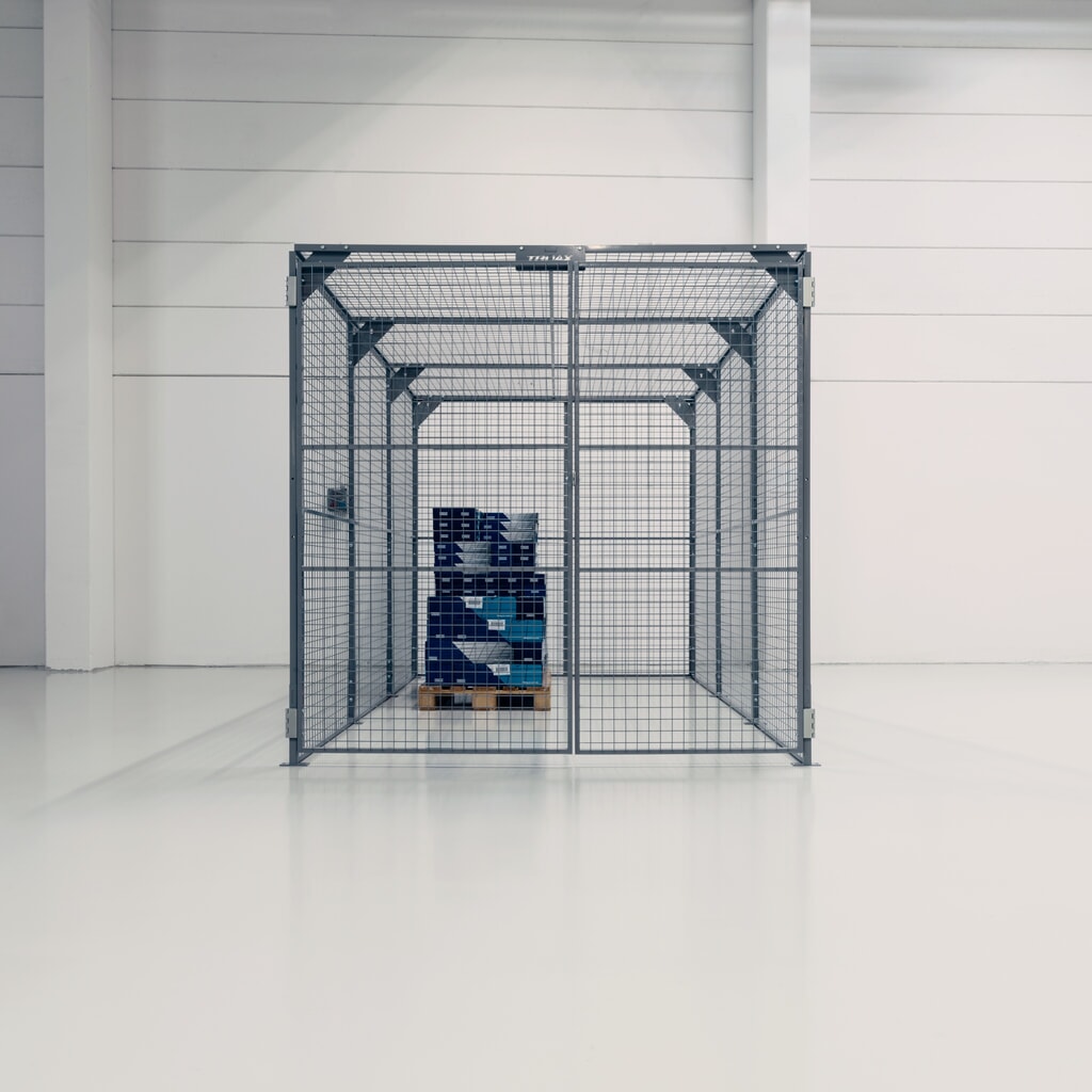 Produktabbildung Nr. 3: TROAX® Lagerbox , lackiert, HxBxL 2.200 x 2.200 x 1.200 mm