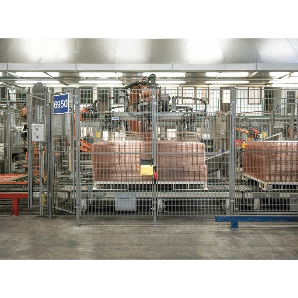 Produktabbildung Nr. 4: TROAX® Maschinen-Schutzgitter Profi, für Maschinenschutz, HxB 1.250 x 200 mm