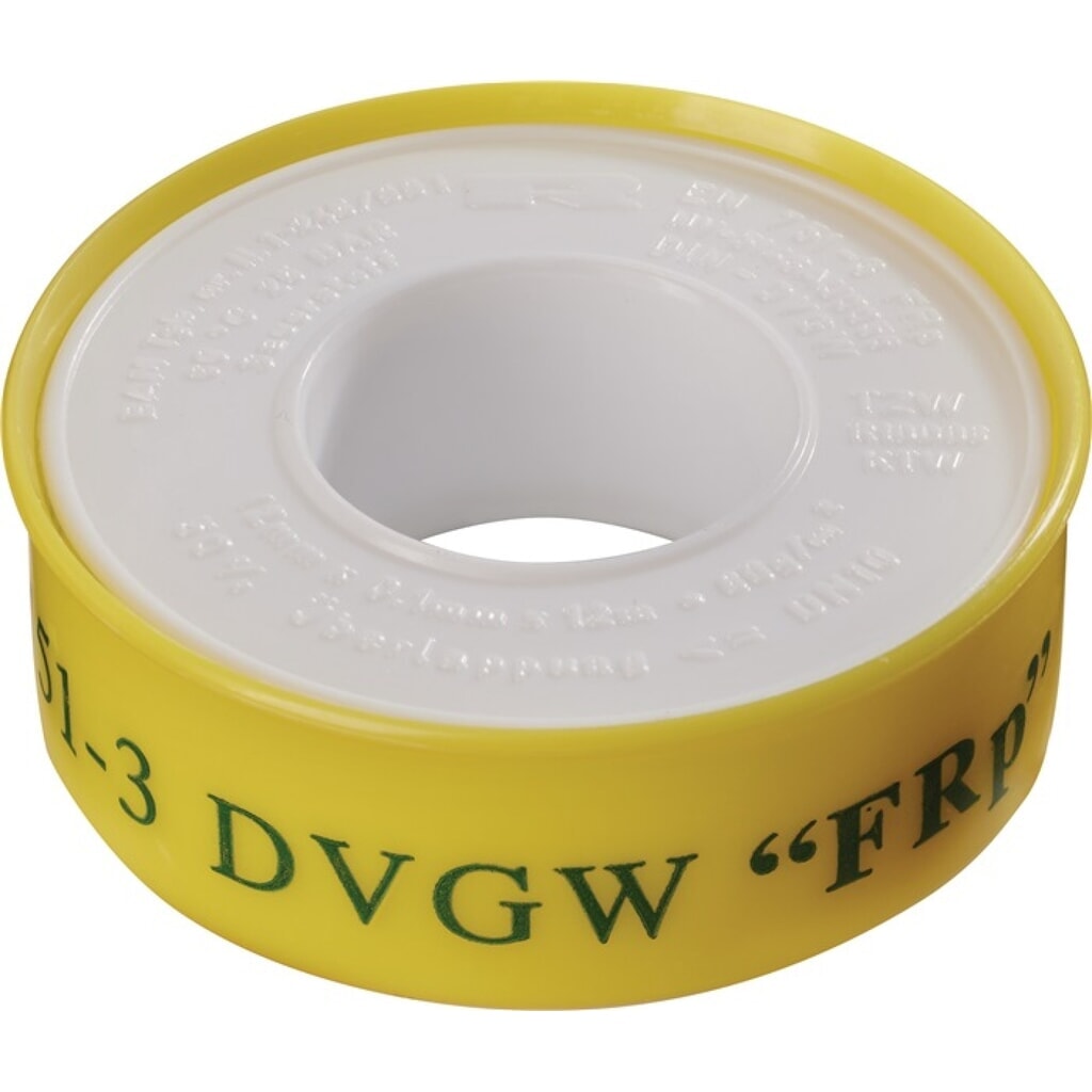 Produktabbildung: ULITH PTFE Dichtband GRp L12m B12mm D0,1mm 100g/m² Rl