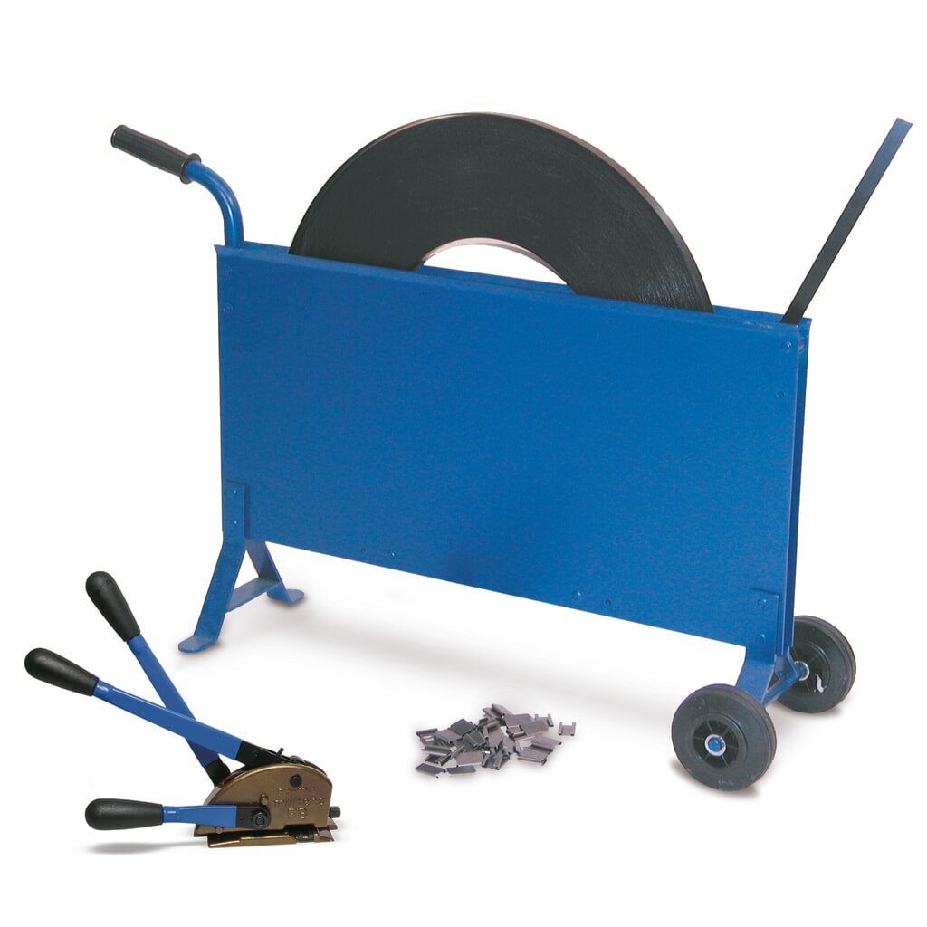 Umreifungsset Standard für Stahlband, für Bandbreite 16 mm Produktabbildung: Umreifungsset Standard für Stahlband, für Bandbreite 16 mm