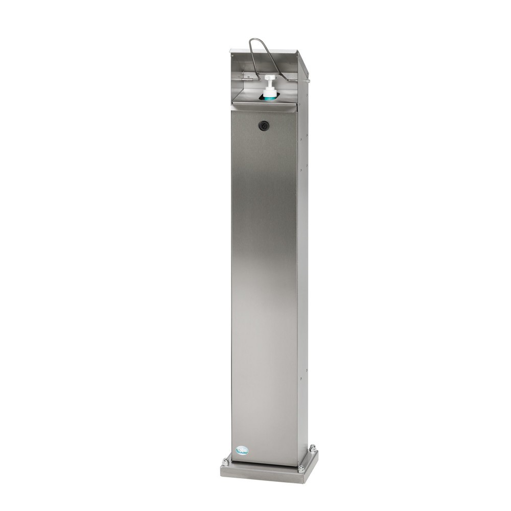 Produktabbildung: VAR® Handdesinfektionsspender HDS 124, Bodenmontage, Edelstahl