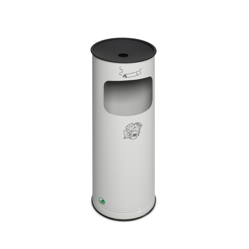 Produktabbildung: VAR® Sicherheits-Kombi Ascher, 17 Liter, lichtgrau