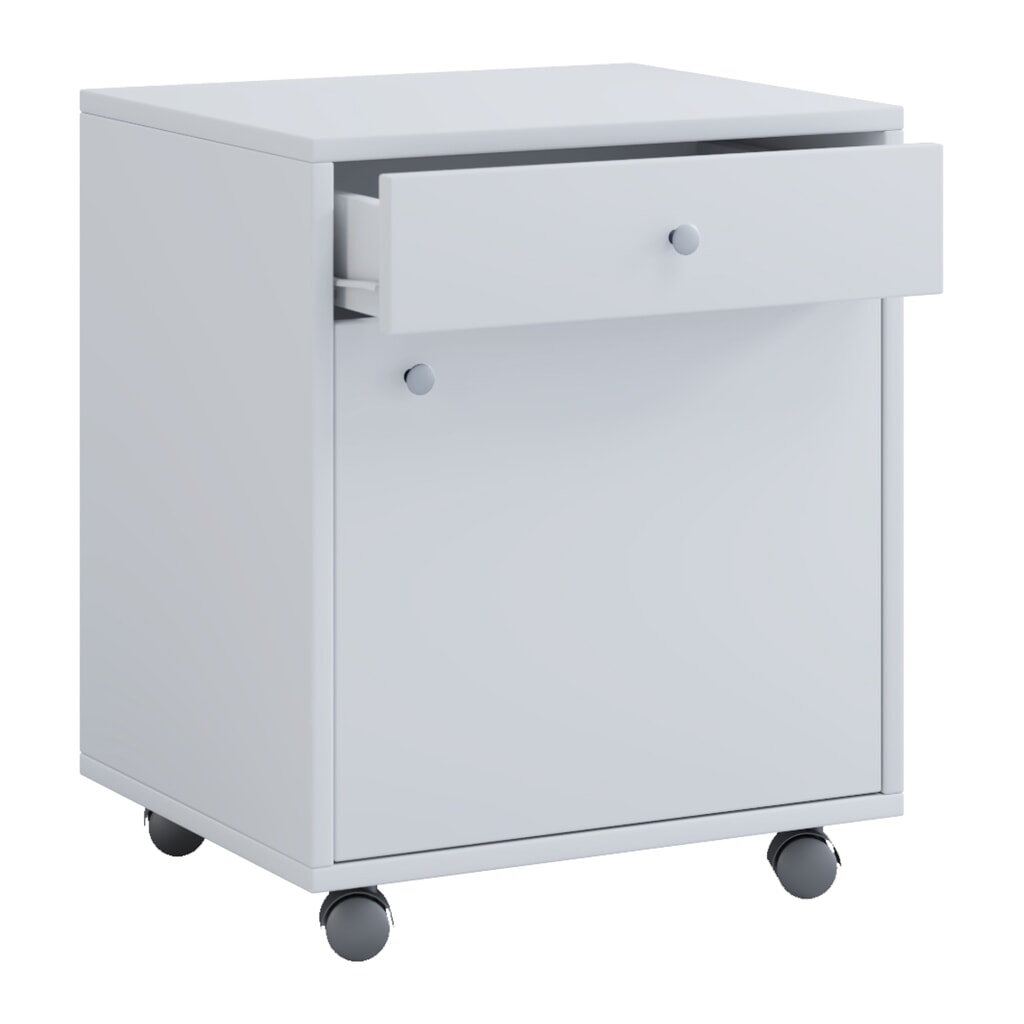VCM Eck-Rollcontainer Masola Maxi, HxBxT 540 x 450 x 380 mm, weiss Produktabbildung Nr. 3: VCM Eck-Rollcontainer Masola Maxi, HxBxT 540 x 450 x 380 mm, weiss