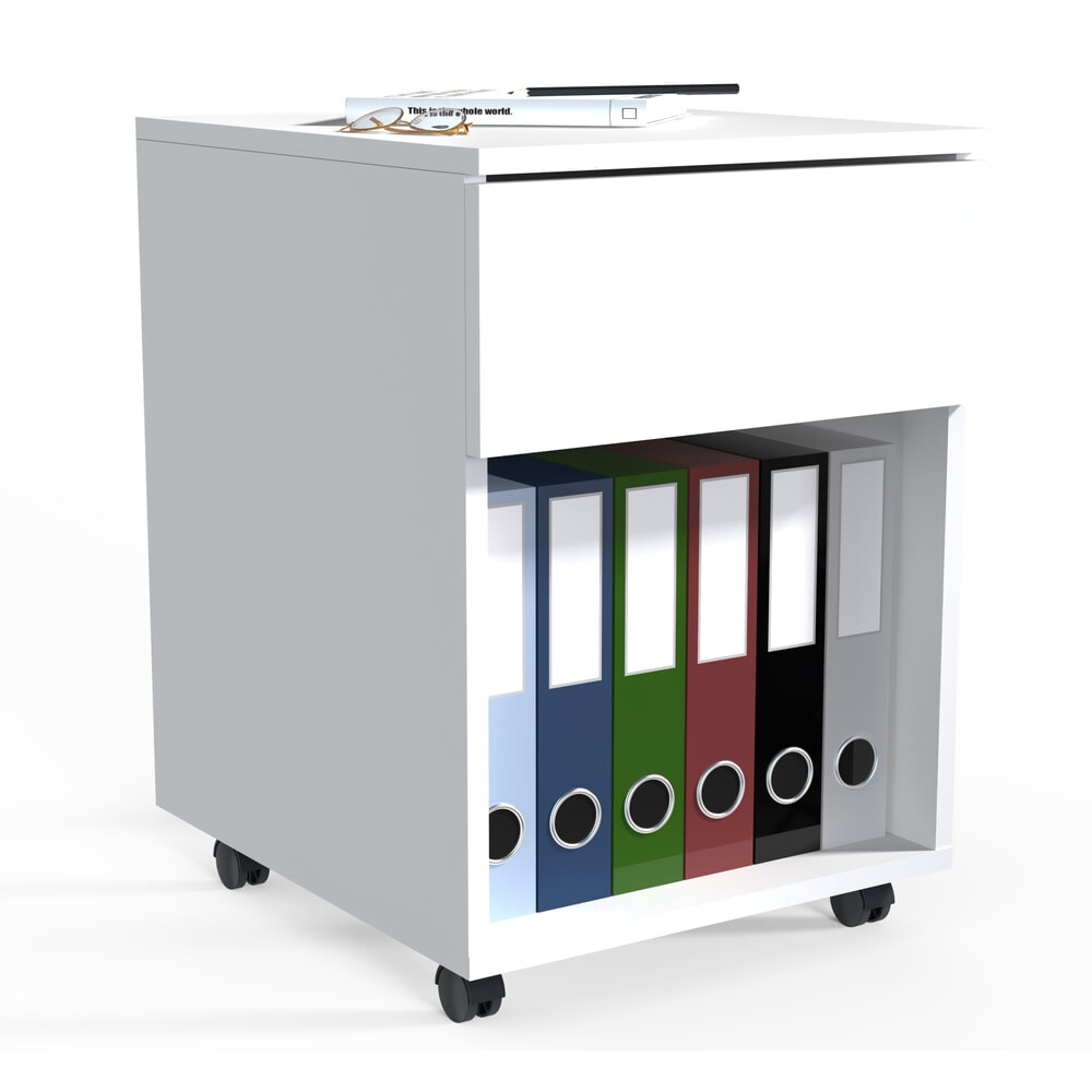 Produktabbildung: VCM Rollcontainer Dalosa 45 1-SB, weiss