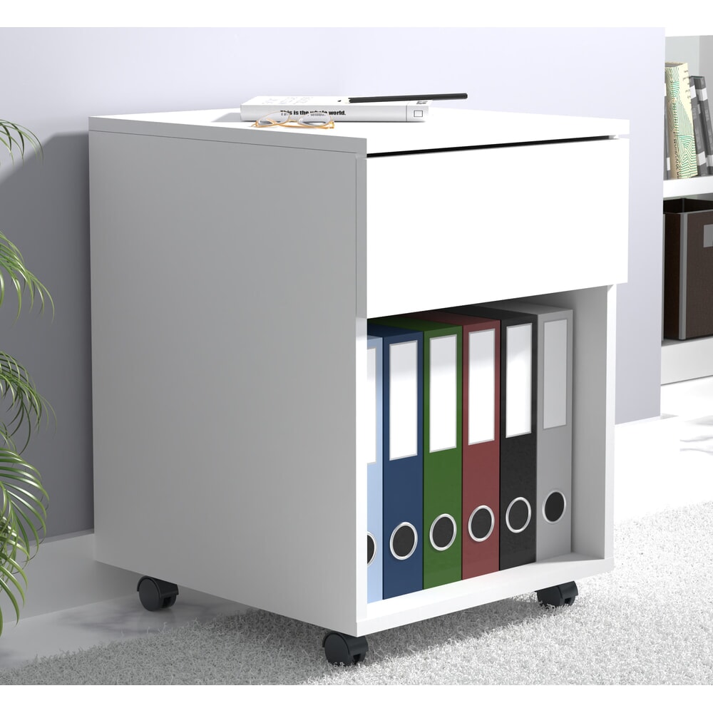 Produktabbildung Nr. 2: VCM Rollcontainer Dalosa 45 1-SB, weiss