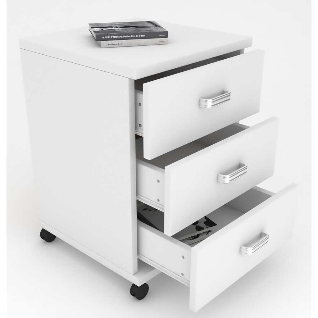VCM Rollcontainer Tobila, weiss Produktabbildung: VCM Rollcontainer Tobila, weiss