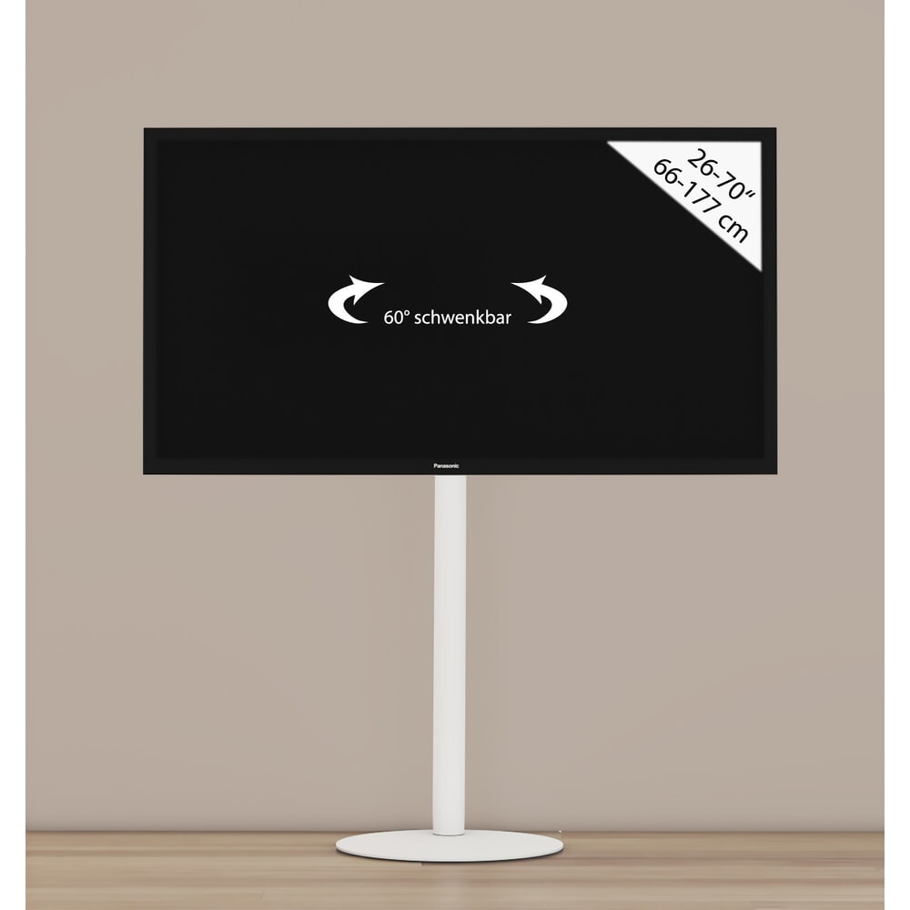 Produktabbildung Nr. 2: VCM TV-Standfuss Cirla, weiss