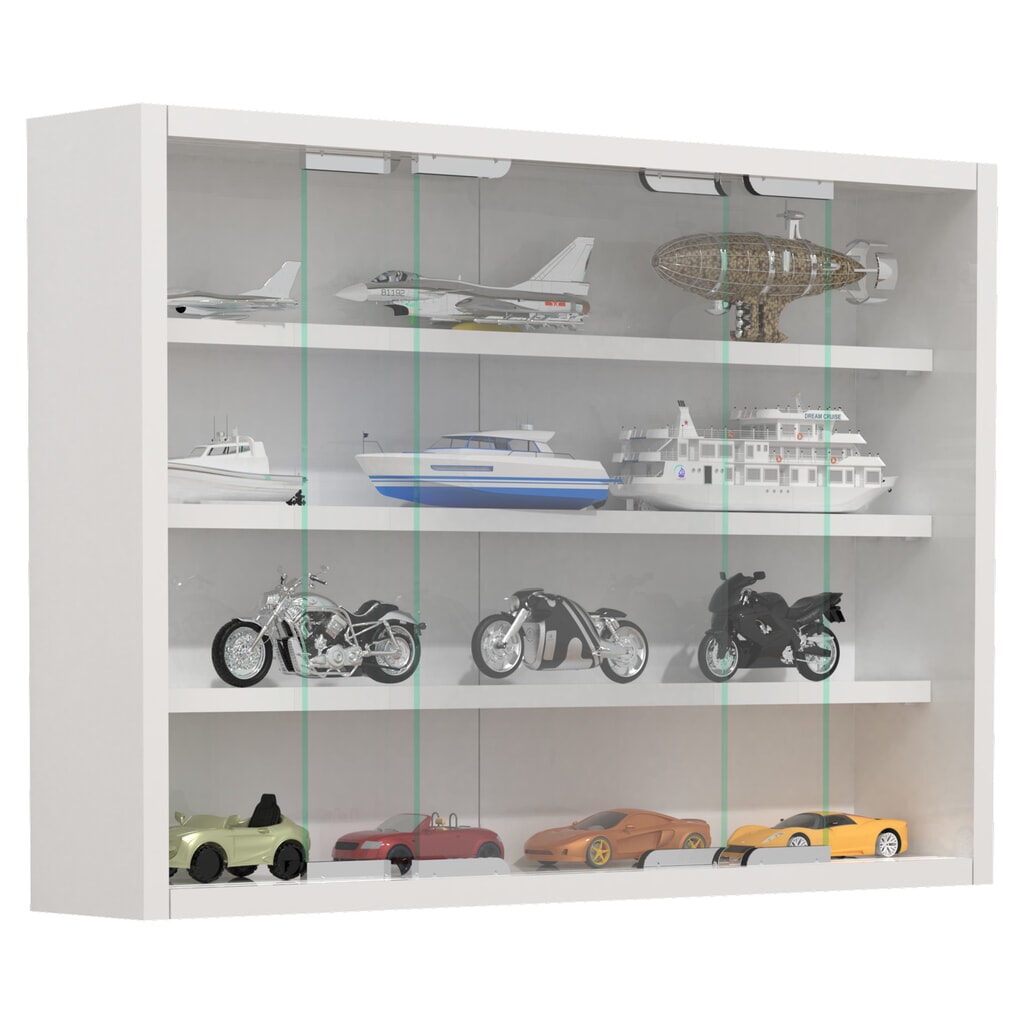 VCM Wandvitrine Agisa M, weiss Produktabbildung Nr. 1: VCM Wandvitrine Agisa M, weiss