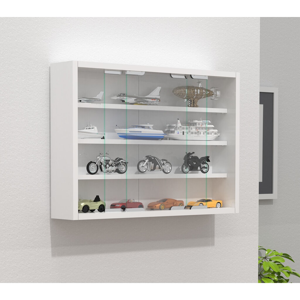 Produktabbildung Nr. 2: VCM Wandvitrine Agisa M, weiss