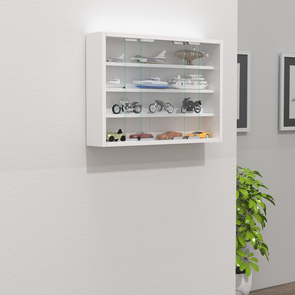 VCM Wandvitrine Agisa M, weiss Produktabbildung Nr. 3: VCM Wandvitrine Agisa M, weiss