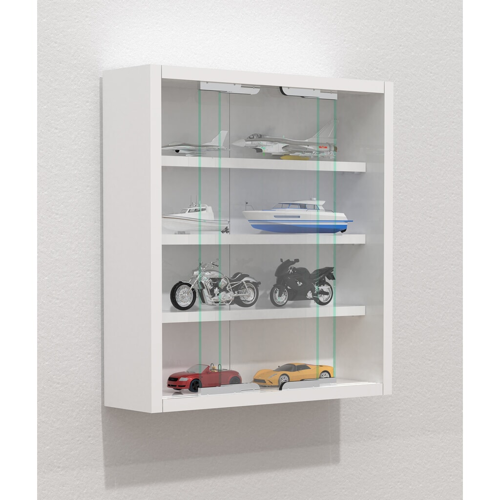 VCM Wandvitrine Agisa S, weiss Produktabbildung Nr. 2: VCM Wandvitrine Agisa S, weiss