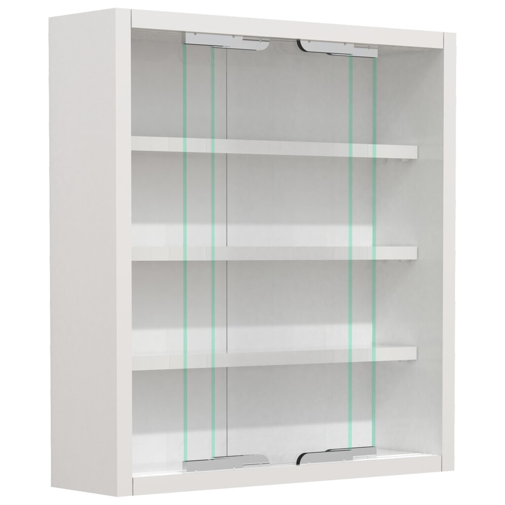 VCM Wandvitrine Agisa S, weiss Produktabbildung Nr. 4: VCM Wandvitrine Agisa S, weiss
