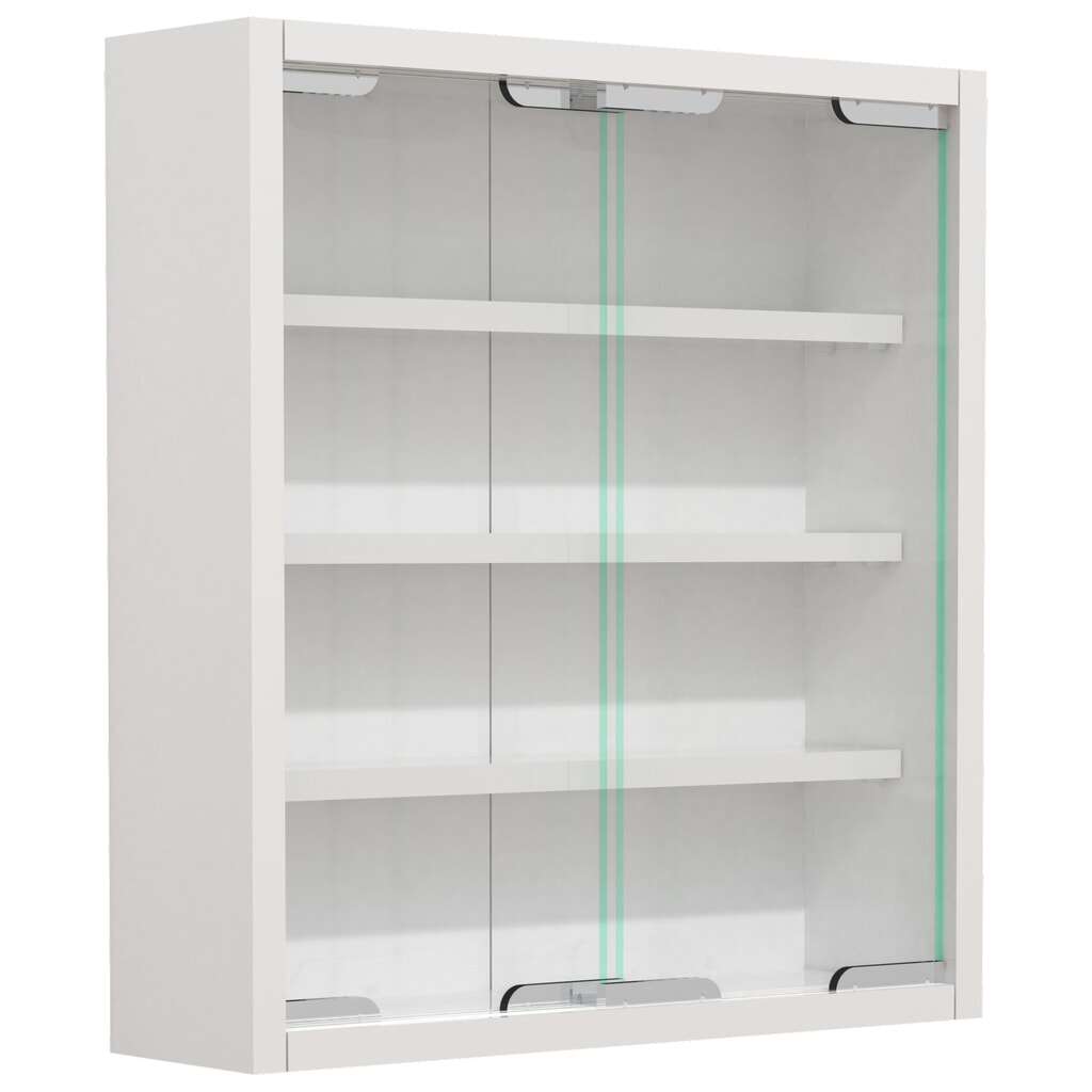 VCM Wandvitrine Agisa S, weiss Produktabbildung Nr. 5: VCM Wandvitrine Agisa S, weiss