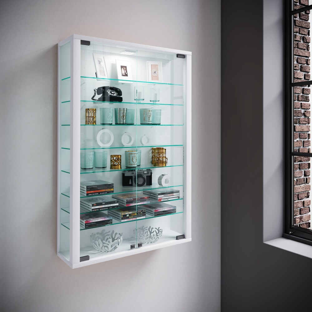 Produktabbildung Nr. 4: VCM Wandvitrine Vitrosa Mini, weiss