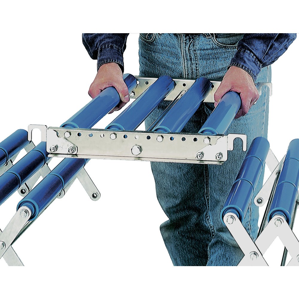 Produktabbildung: Verbindungsstück für BLUME Scheren-Rollenbahn aus Kunststoff, Bahnbreite 400 mm