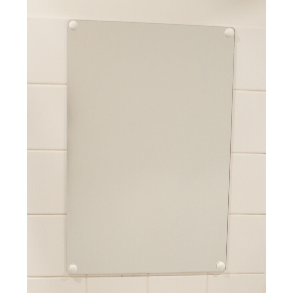 Produktabbildung: Vialux® Flachspiegel, Acrylglas (PMMA), HxB 600 x 400 mm, ohne Rahmen