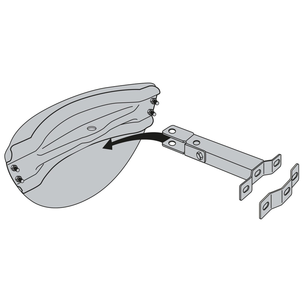 Produktabbildung Nr. 2: Vialux® Parkplatzspiegel, P.A.S.®, HxBxT 220 x 440 x 75 mm