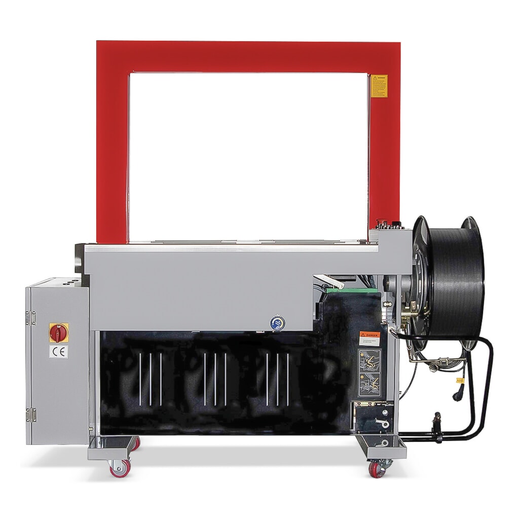 Vollautomatische Umreifungsmaschine BW 200, für Bandbreite 12 mm Produktabbildung: Vollautomatische Umreifungsmaschine BW 200, für Bandbreite 12 mm
