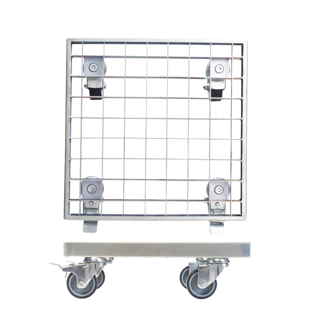 WAGNER Pflanzenroller INDUSTRIAL STYLE - 29 x 29 x 9,5 cm, TK 200 Kg Produktabbildung Nr. 5: WAGNER Pflanzenroller INDUSTRIAL STYLE - 29 x 29 x 9,5 cm, TK 200 Kg
