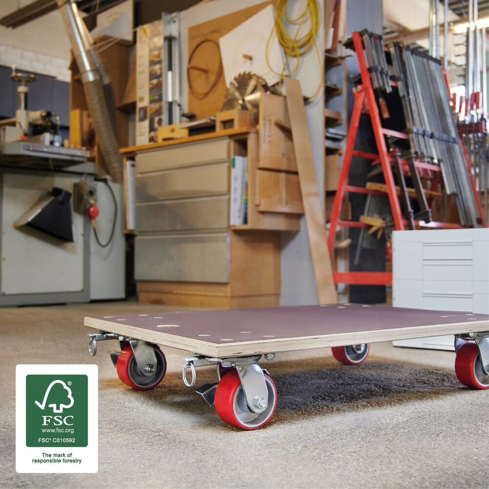 Produktabbildung Nr. 6: WAGNER Transporthilfe PROFESSIONAL 24 mm - 78 x 59 x 16 cm, TK 1000 Kg