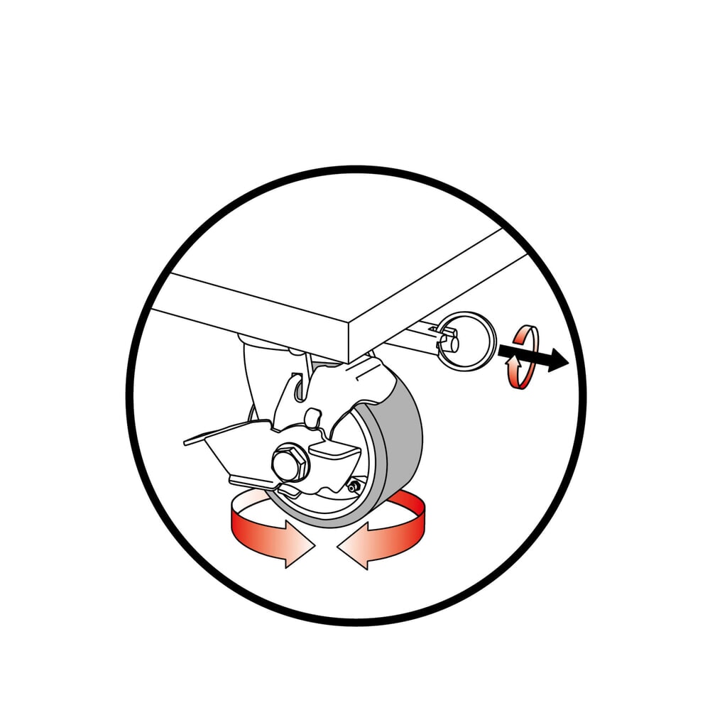 Produktabbildung Nr. 8: WAGNER Transporthilfe PROFESSIONAL 24 mm - 78 x 59 x 16 cm, TK 1000 Kg