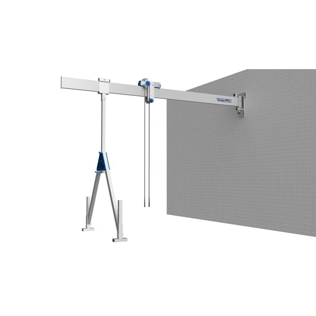 Wandkonsole für SCHILLING Alu-Portalkran, stationär: hoch + verfahrbar: klein, mittel u. hoch Produktabbildung Nr. 2: Wandkonsole für SCHILLING Alu-Portalkran, stationär: hoch + verfahrbar: klein, mittel u. hoch