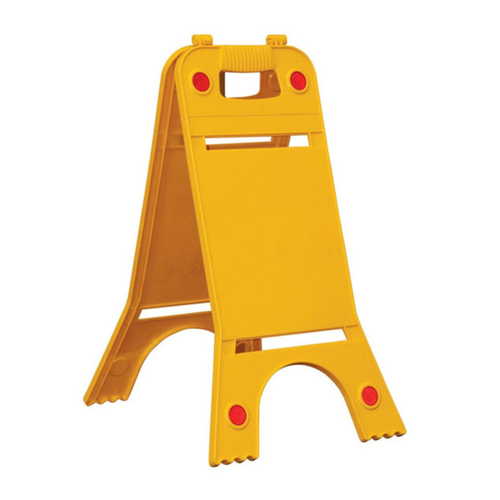 Produktabbildung: Warnaufsteller mit Reflektoren, Höhe 620 mm, neutral