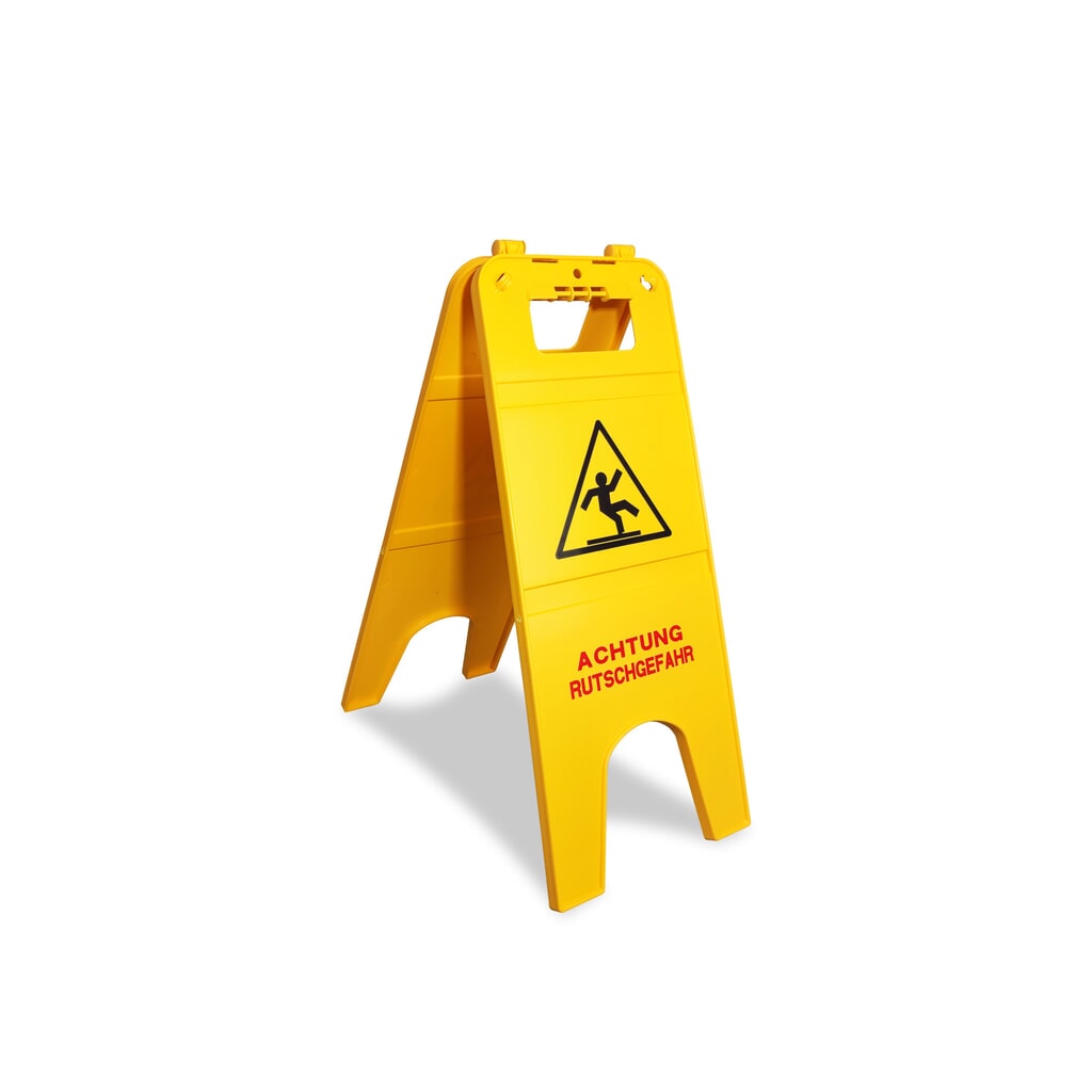 Produktabbildung Nr. 2: Warnschild-Set "Achtung Rutschgefahr", 2-teilig