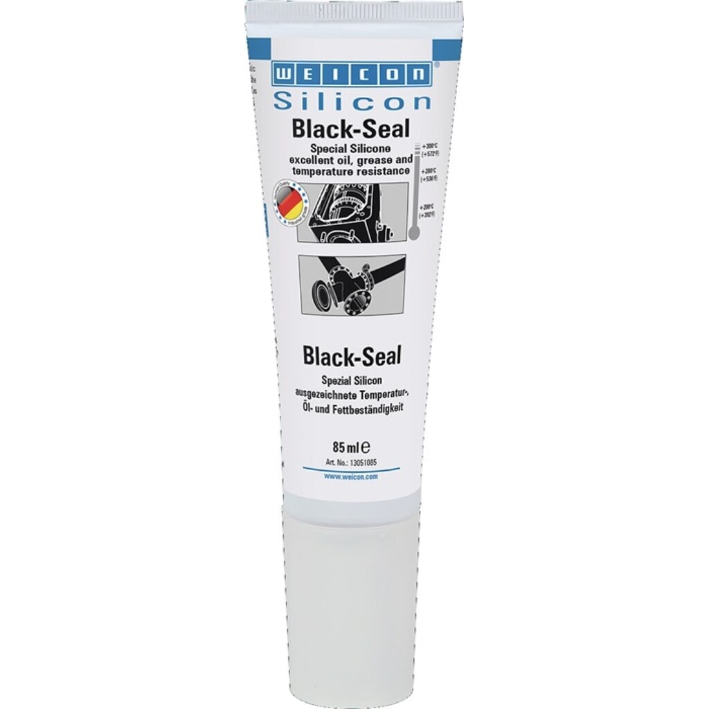 Produktabbildung Nr. 2: WEICON Spezialsilikon Black-Seal schwarz 85 ml Tube
