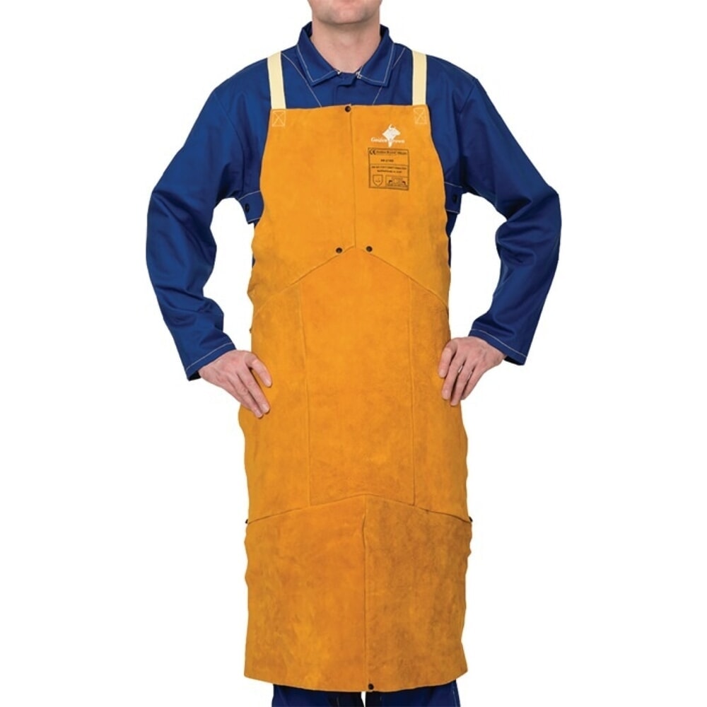 Produktabbildung: WELDAS Schürze Lava Brown™ L.ca.107xB.ca.80cm