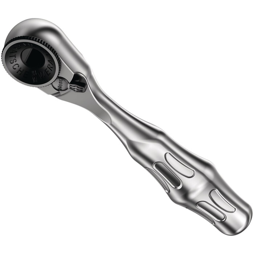 Produktabbildung: WERA Bit-/Hebelumschaltknarre 8001 A Zyklop 1/4 Zoll direkte Bitaufn.L.87mm 60 Z