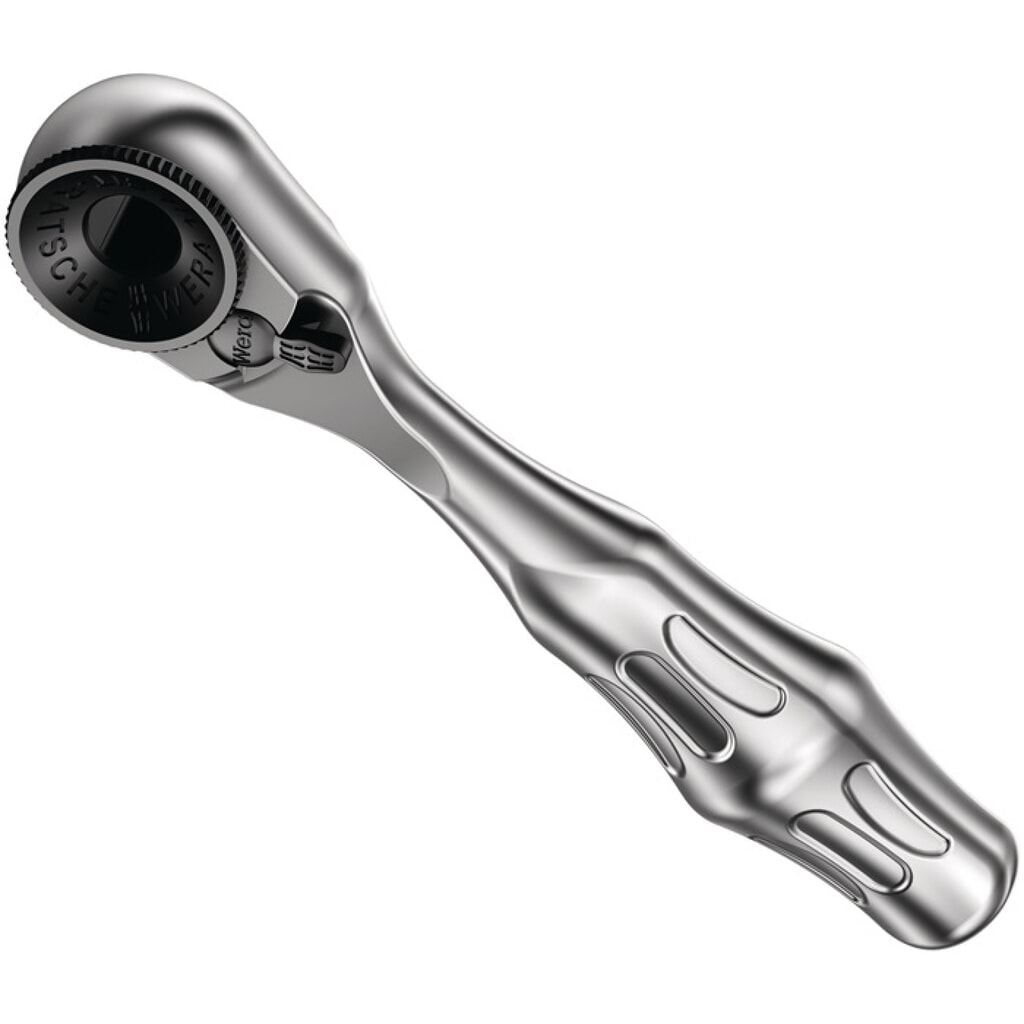 Produktabbildung: WERA Bit-/Hebelumschaltknarre 8001 A Zyklop 1/4 Zoll direkte Bitaufn.L.87mm 60 Z
