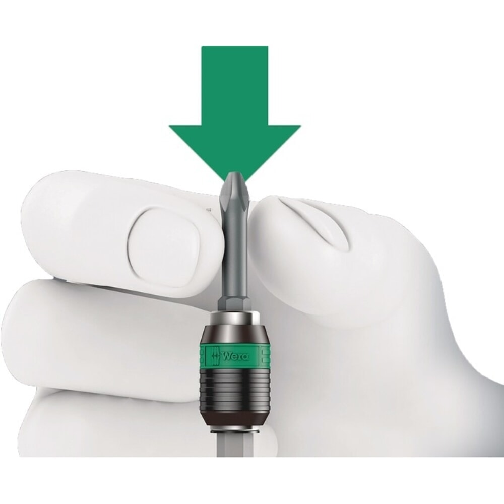Produktabbildung Nr. 3: WERA Bithandhalter 826 T Kraftform Turbo, mit Schnellwechselfutter, 2-Komponentengriff
