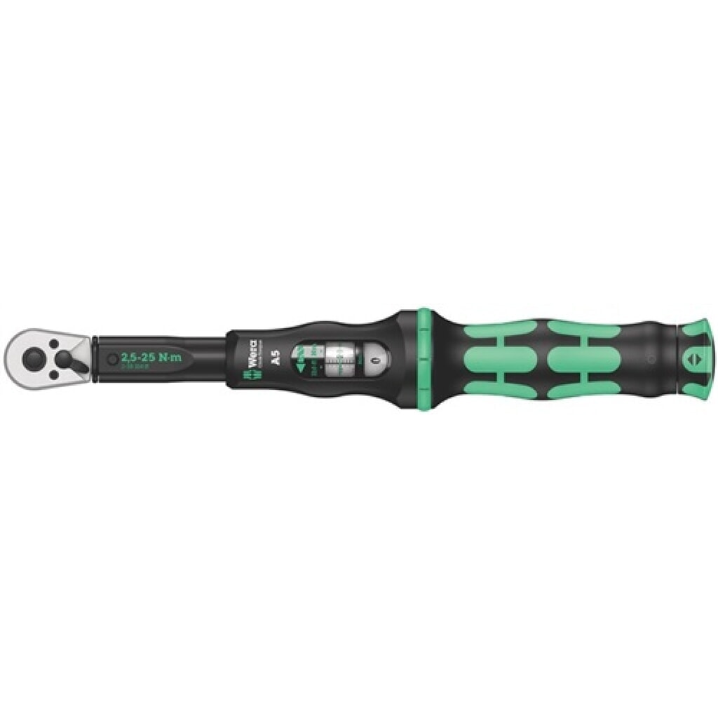Produktabbildung: Drehmomentschlüssel Click-Torque A 5 1/4 Zoll 2,5-25 Nm WERA