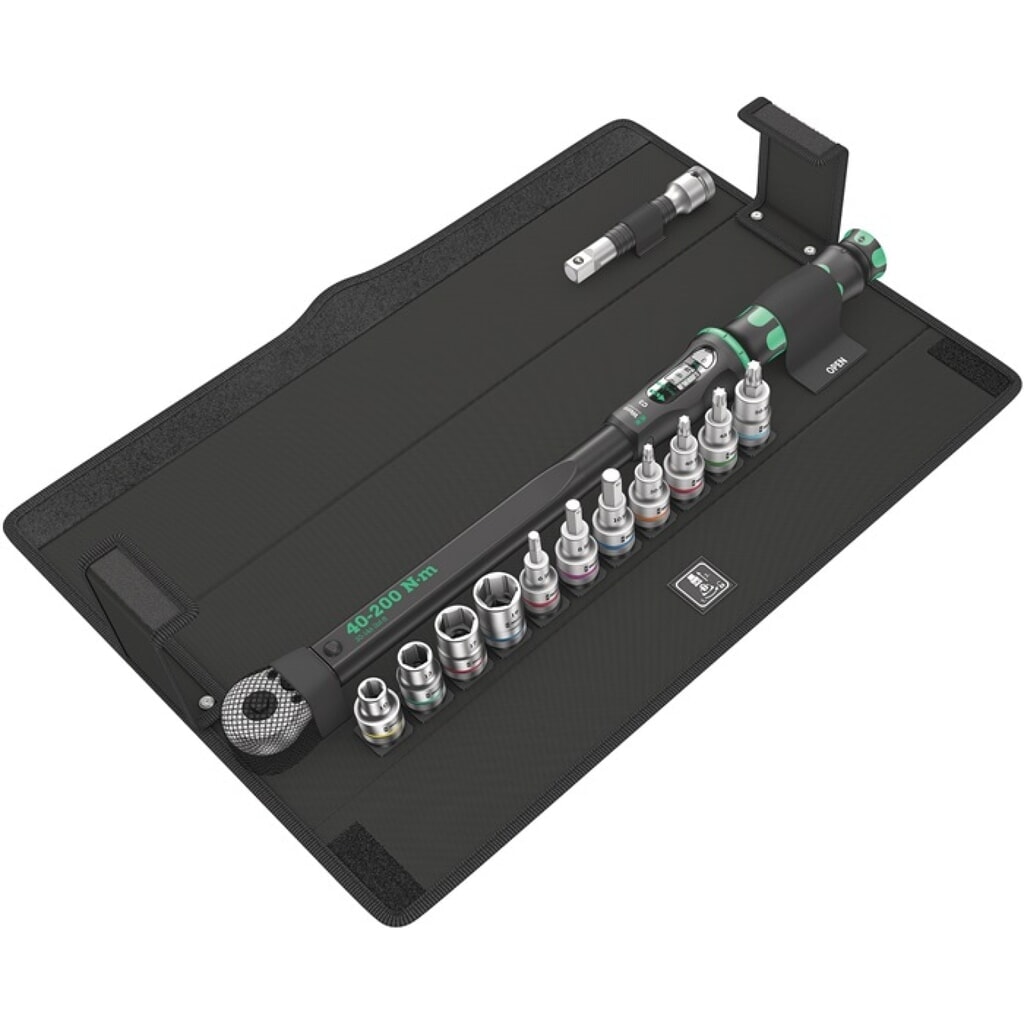 Produktabbildung: Drehmomentschlüsselset Click-Torque C 3 Set 1 13-teilig 40 - 200 Nm 1/2 ″