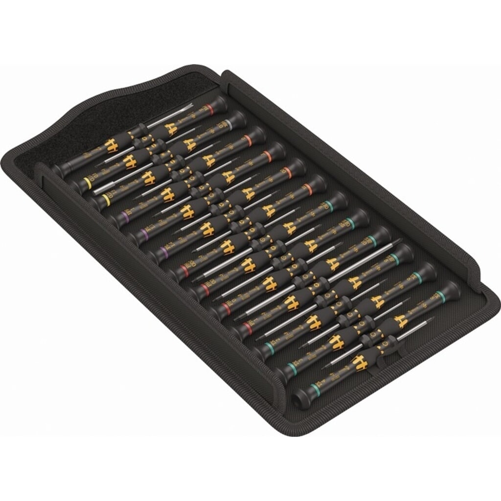 WERA Feinmechanikerschraubendrehersatz Kraftform Micro ESD Big Pack 1, 25-teilig Produktabbildung: WERA Feinmechanikerschraubendrehersatz Kraftform Micro ESD Big Pack 1, 25-teilig