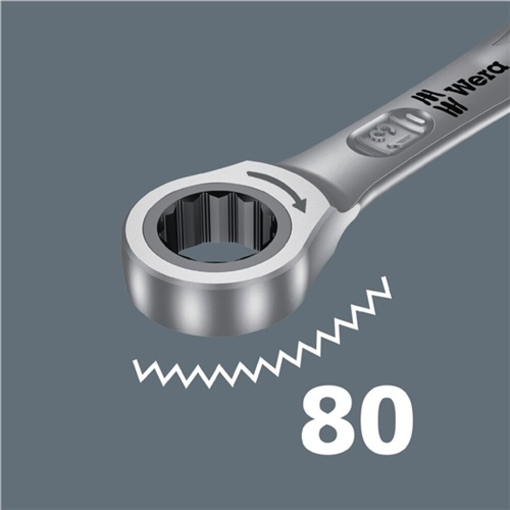 Produktabbildung Nr. 9: Knarrenringmaulschlüssel SW 10mm m.Haltefunktion/Anschlag f.Mutter feinverzahnt