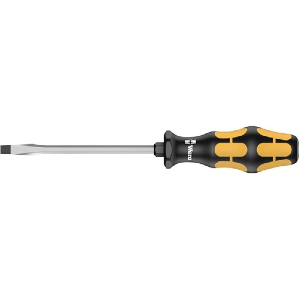 Produktabbildung: Schlitzschraubendreher 932A 80x3,5mm m.Schlagkappe WERA Mehrkomp.-Heft