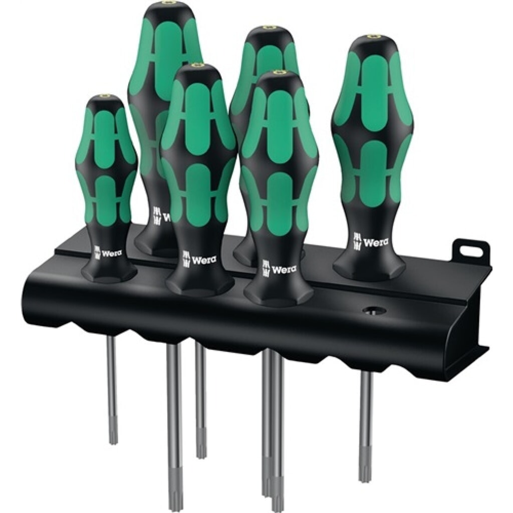 Produktabbildung: Schraubendrehersatz 6tlg. TX10/15/20/25/30/40 Kraftform-heft m.Haltefunktion 367