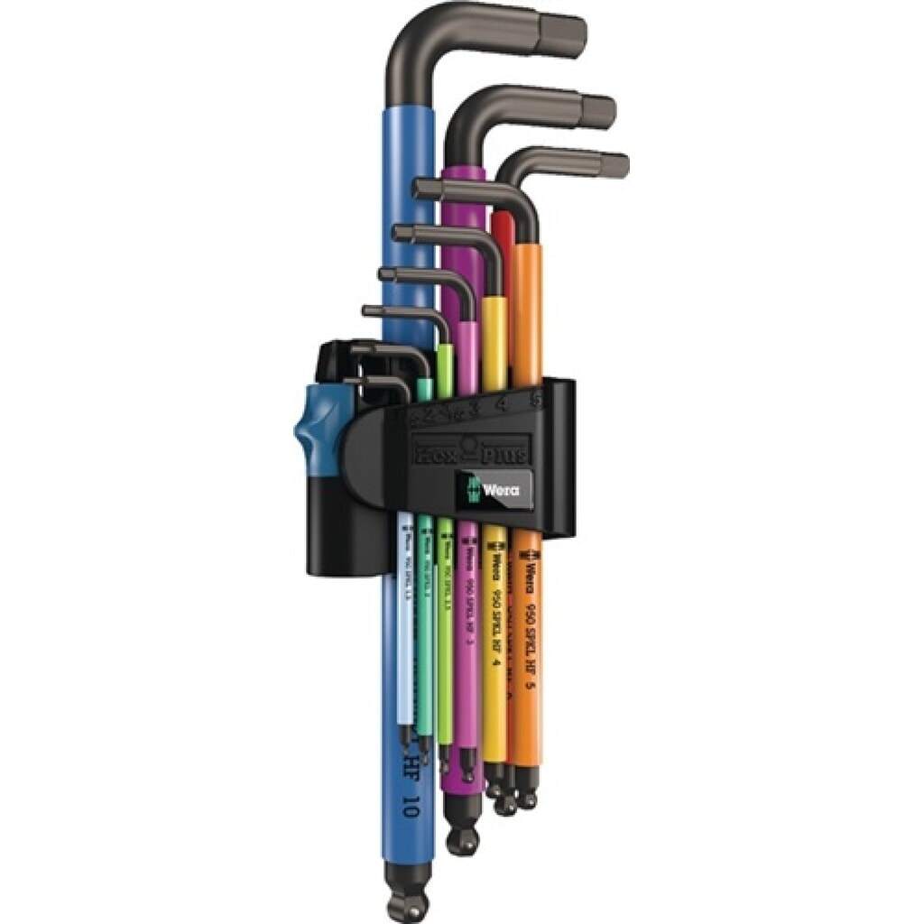 Winkelschraubendrehersatz 9tlg. 6-KT. 1,5-10 mm Haltefunktion Multicolor Produktabbildung: Winkelschraubendrehersatz 9tlg. 6-KT. 1,5-10 mm Haltefunktion Multicolor