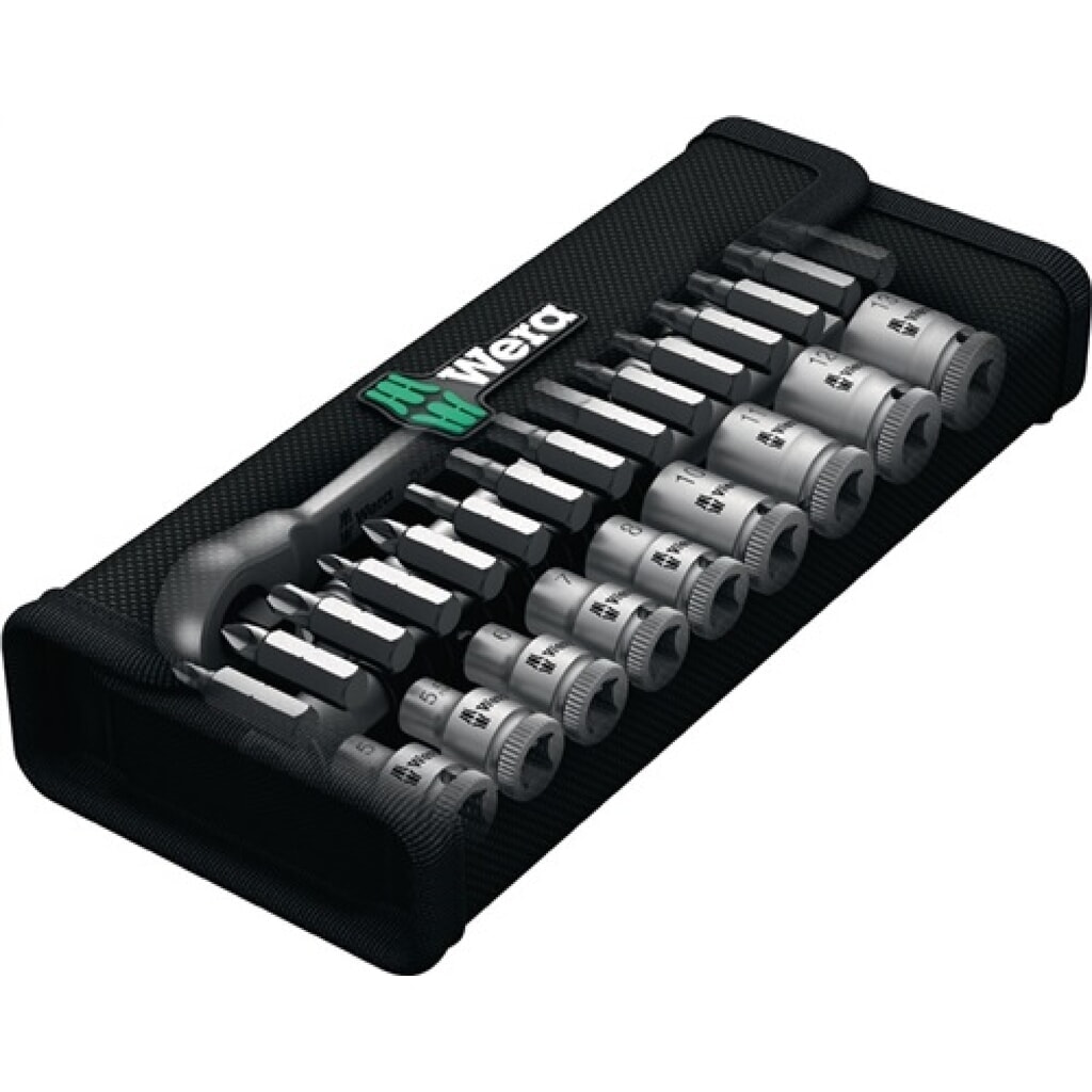 Produktabbildung Nr. 2: Steckschlüsselsatz 1/4 Zoll 28 teilig sw 5,5 bis sw 13 Zyklop Metal switch Knarre