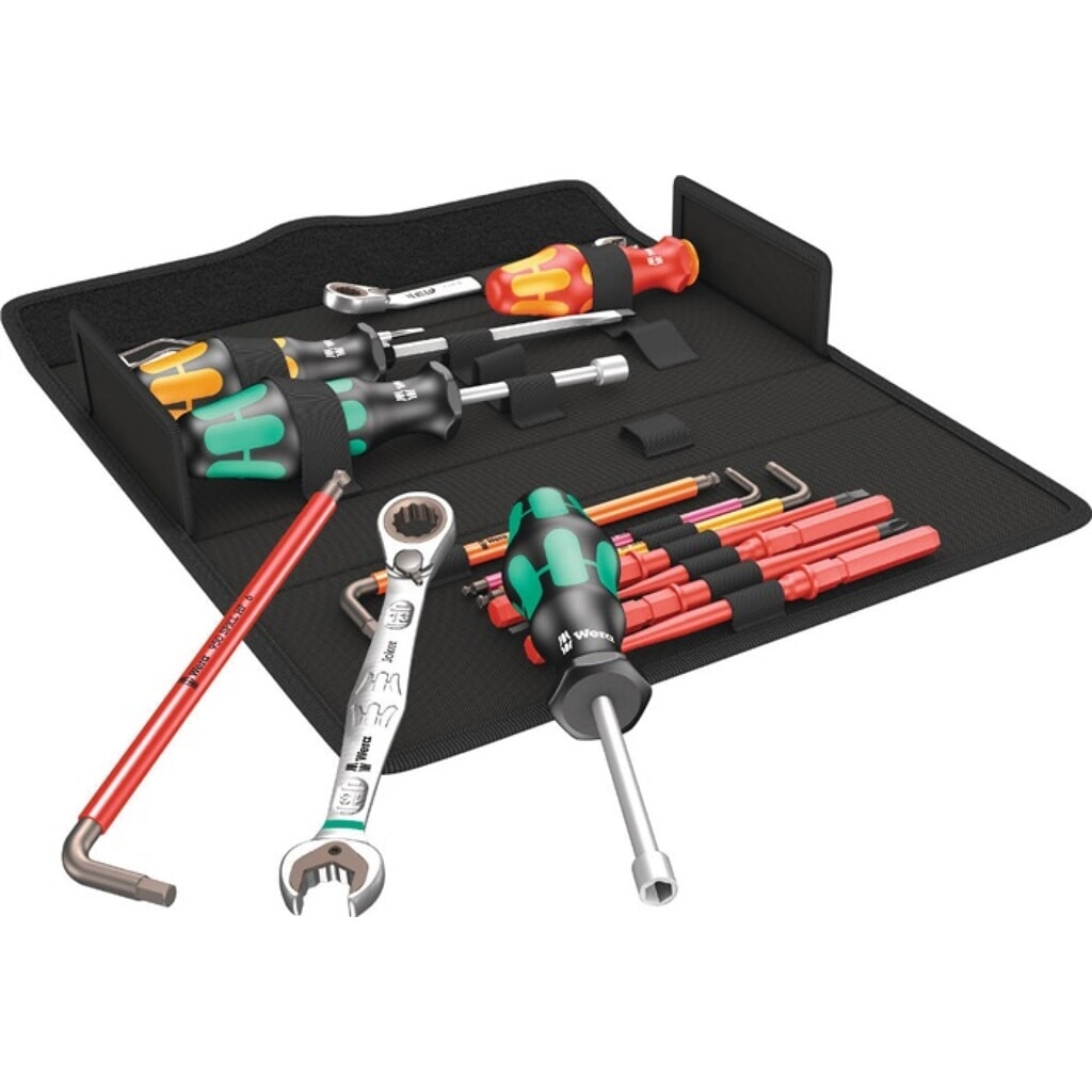 WERA Werkzeugset KK SH 2 15tlg.f.Sanitär- u.Heizungsinstallationen Produktabbildung: WERA Werkzeugset KK SH 2 15tlg.f.Sanitär- u.Heizungsinstallationen