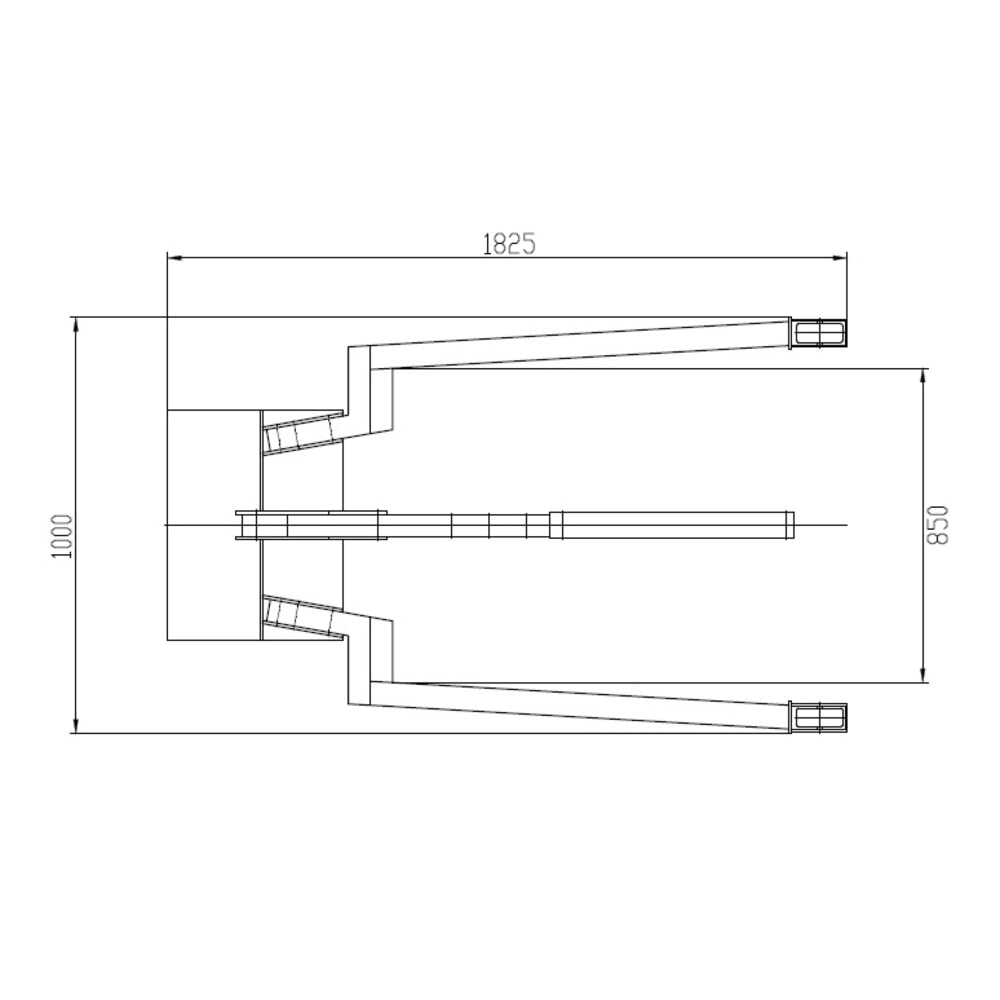 Produktabbildung Nr. 4: Werkstattkran mit parallelem Fahrgestell, klappbar, TK 500 kg