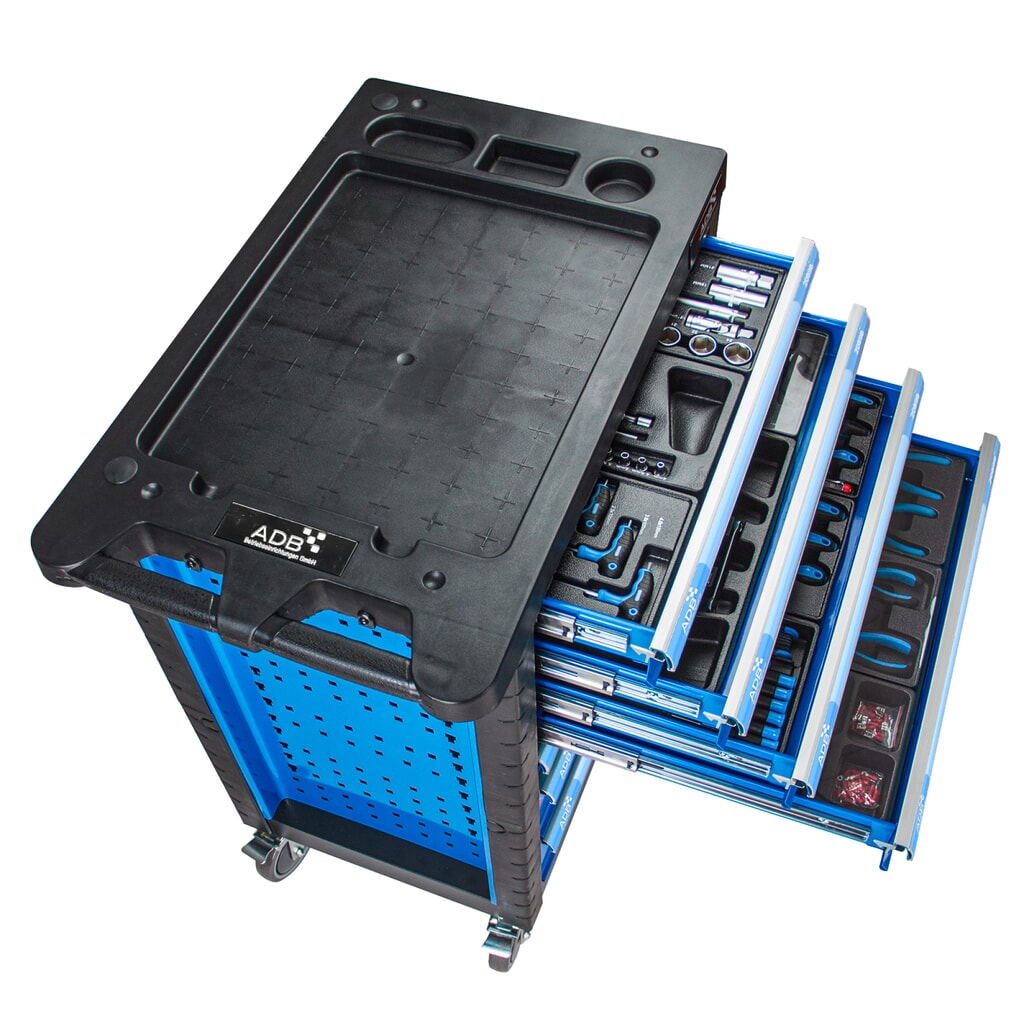 Werkstattwagen RAPTOR, inkl. 250-teiligem Werkzeugsortiment Produktabbildung Nr. 5: Werkstattwagen RAPTOR, inkl. 250-teiligem Werkzeugsortiment