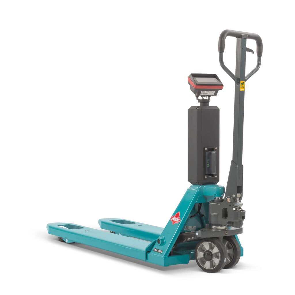 Produktabbildung Nr. 1: Hubwagen mit Waage Ameise® PTM 2.0 Scale mit Touchdisplay, Tragfähigkeit 2.000 kg