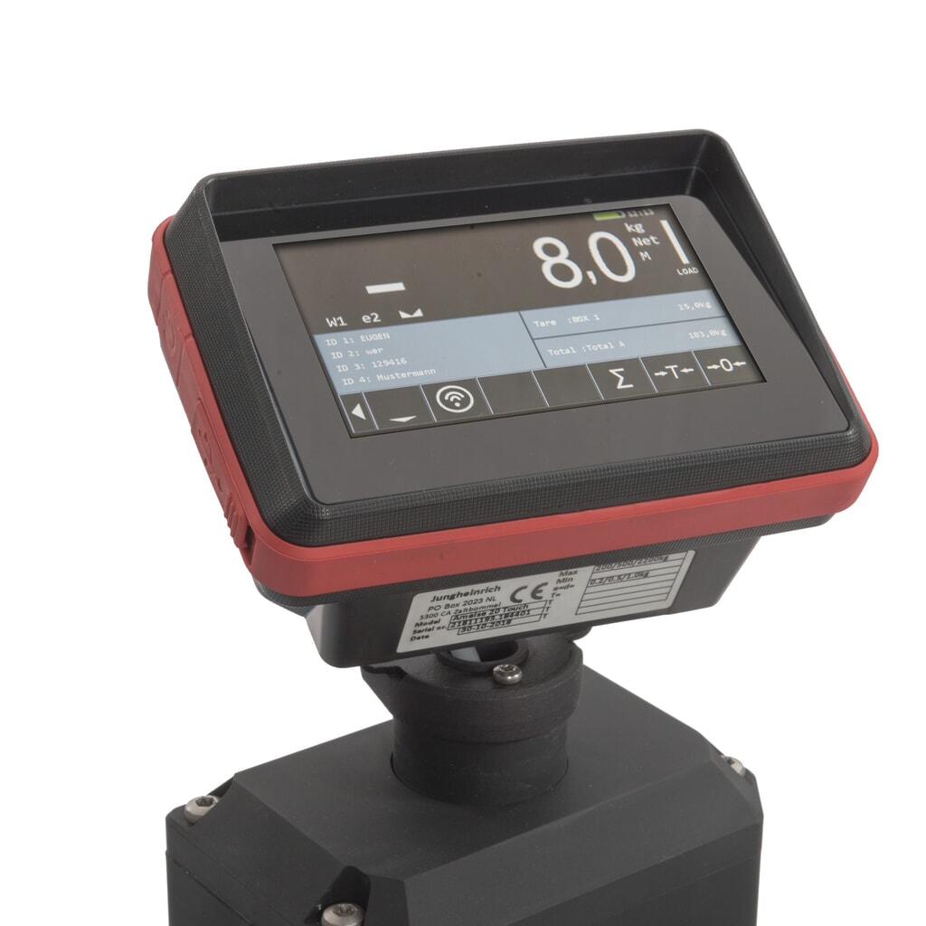 Hubwagen mit Waage Ameise® PTM 2.0 Scale mit Touchdisplay, Tragfähigkeit 2.000 kg Produktabbildung Nr. 3: Hubwagen mit Waage Ameise® PTM 2.0 Scale mit Touchdisplay, Tragfähigkeit 2.000 kg