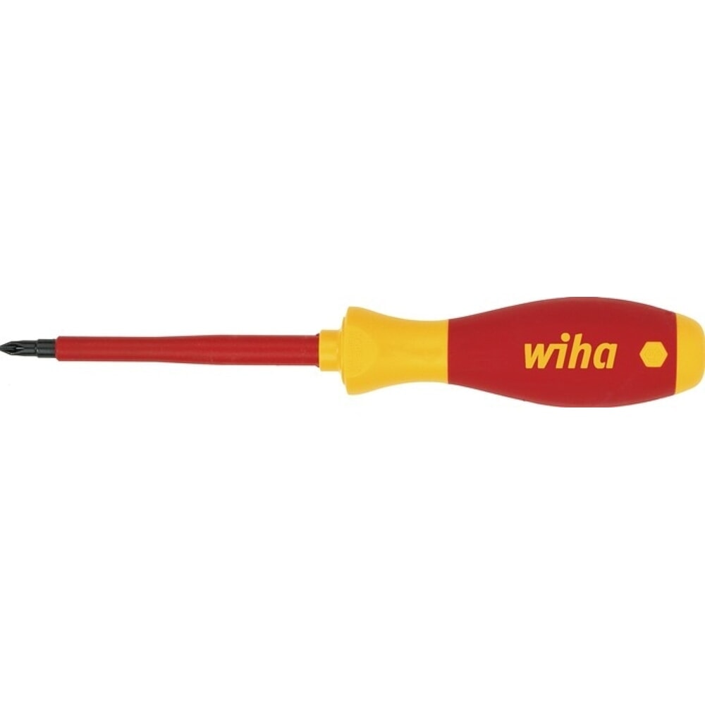 Produktabbildung: WIHA Schraubendreher 321N, Klingenlänge 80 mm VDE isoliert, Grösse PH 1