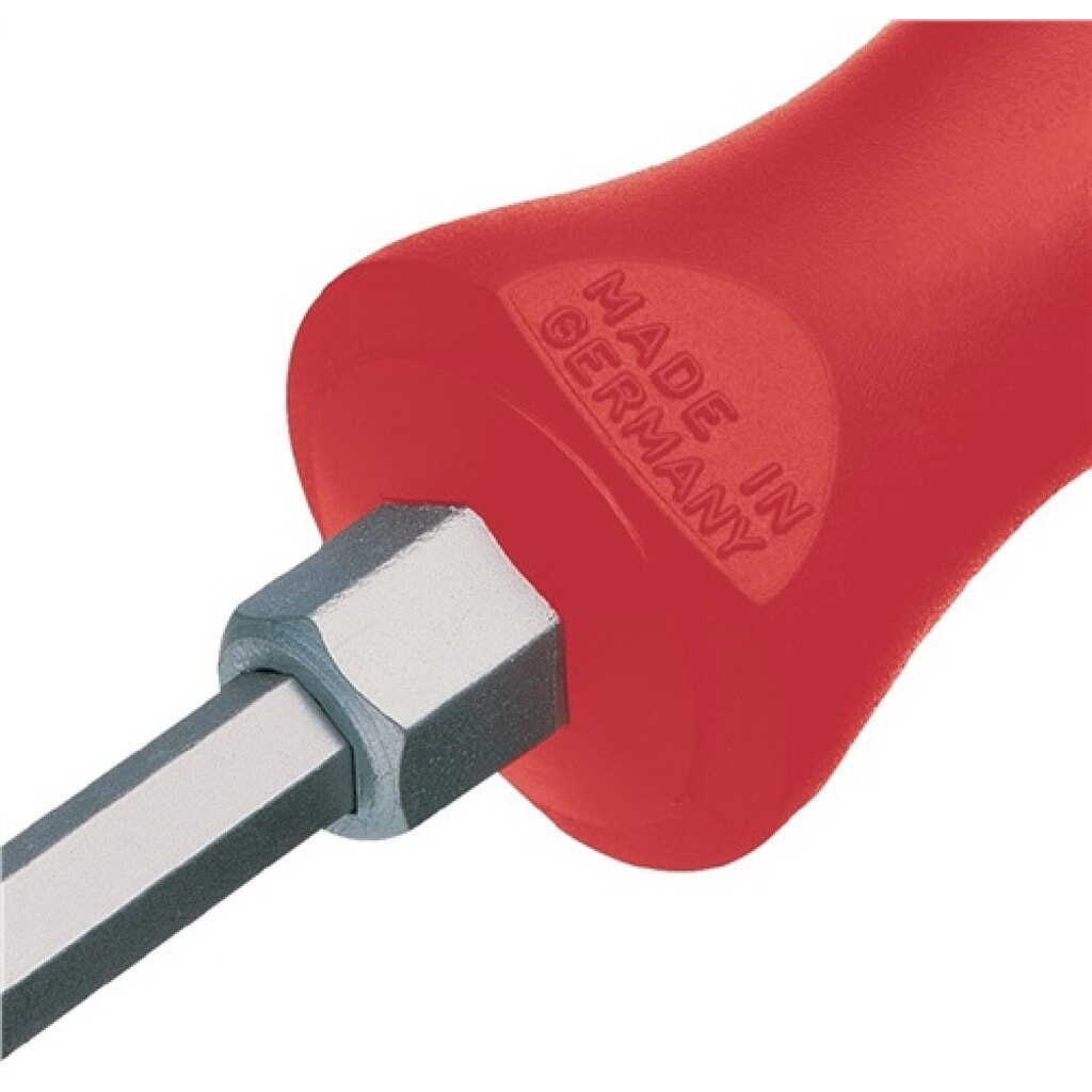 Schraubendreher Schlitz SW 9x150mm Ges.-L.268mm 6KT-Klinge/Ansatz Mehrkomp.-Gr. Produktabbildung Nr. 2: Schraubendreher Schlitz SW 9x150mm Ges.-L.268mm 6KT-Klinge/Ansatz Mehrkomp.-Gr.