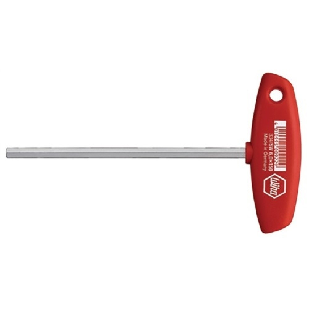 Produktabbildung: Schraubendreher 6KT SW 3x100mm Ges.-L.126mm Klinge glanzvernickelt m.Quergriff